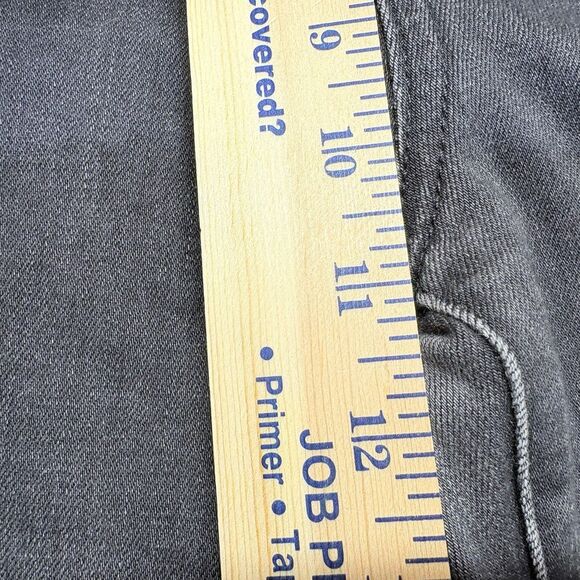 Madewell Jeans Size 26 Roadtripper Skinny Flare Slit Hem Stretch Black - Picture 7 of 11